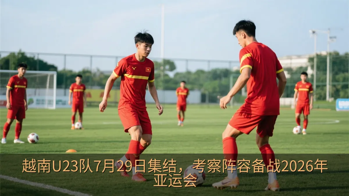 越南U23队7月29日集结，考察阵容备战2026年亚运会