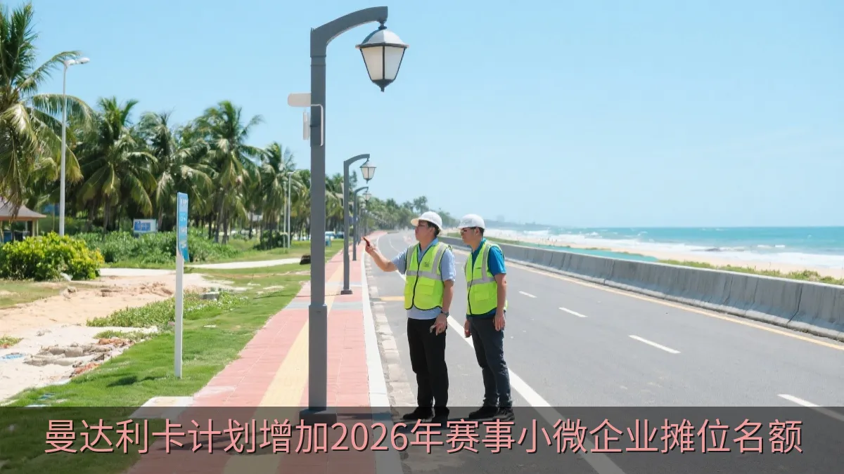 国际赛道周边整理中的公共设施