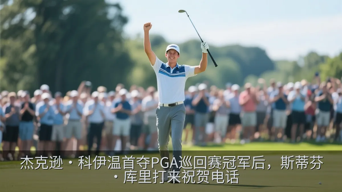 杰克逊·科伊温首夺PGA巡回赛冠军后，斯蒂芬·库里打来祝贺电话