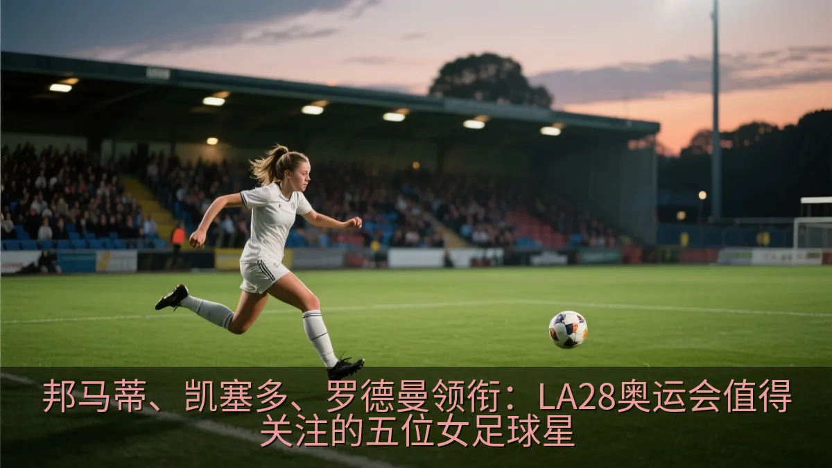 女子足球比赛中前锋高速突破并射门的场景